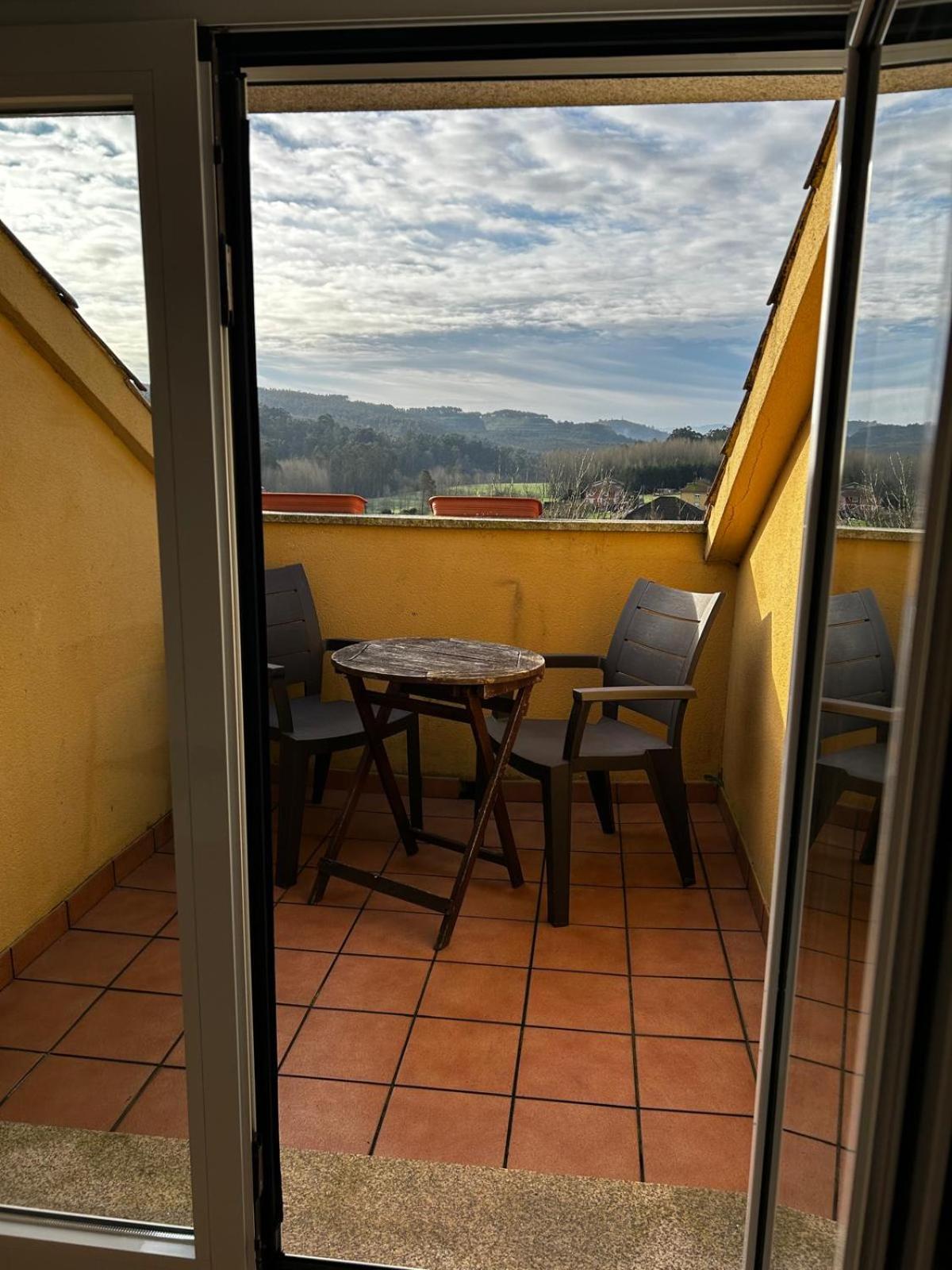 Pension A Solaina O Pedrouzo Buitenkant foto