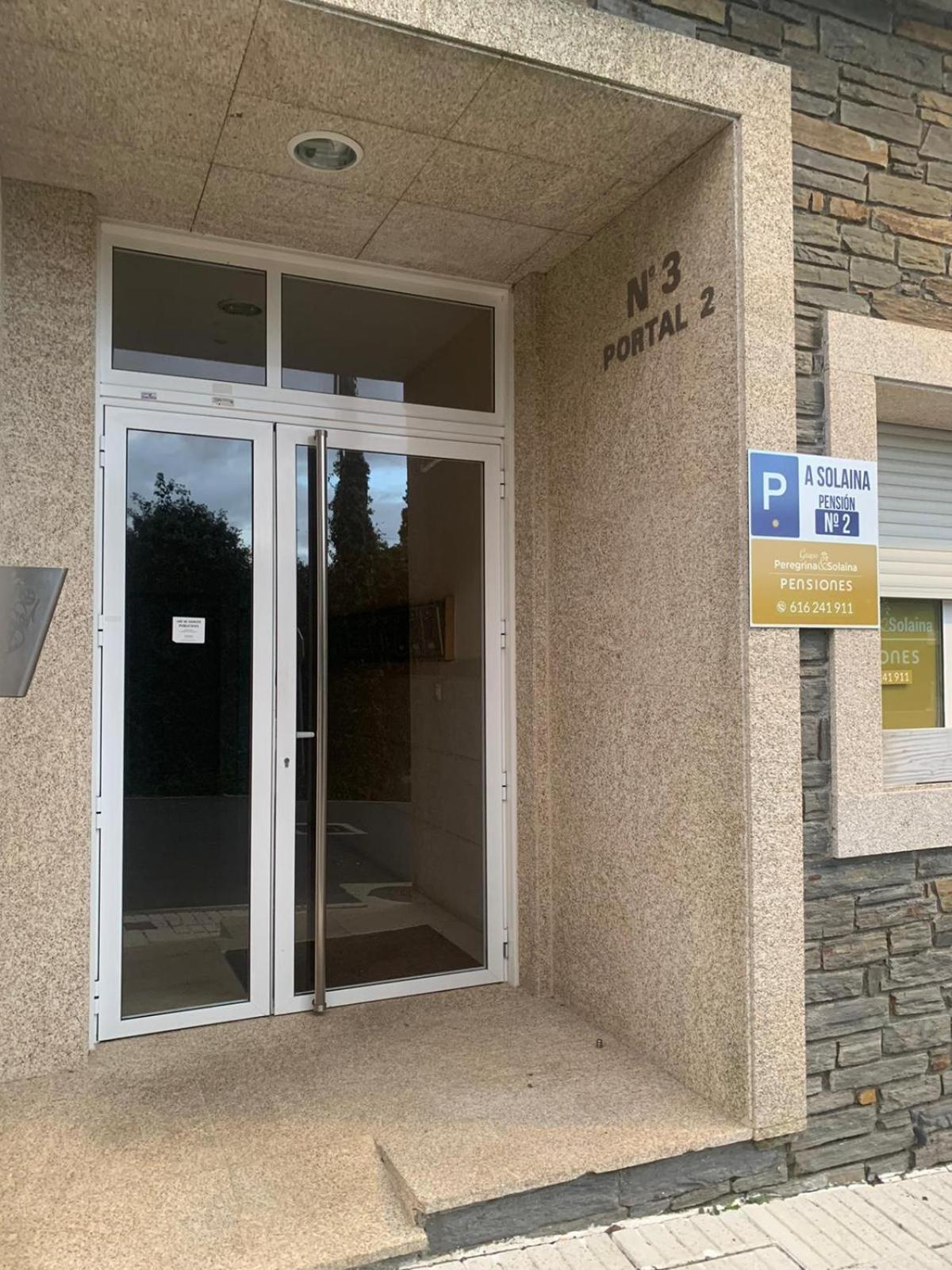 Pension A Solaina O Pedrouzo Buitenkant foto